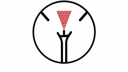 Vラインのデザイン　三角　イラスト図解